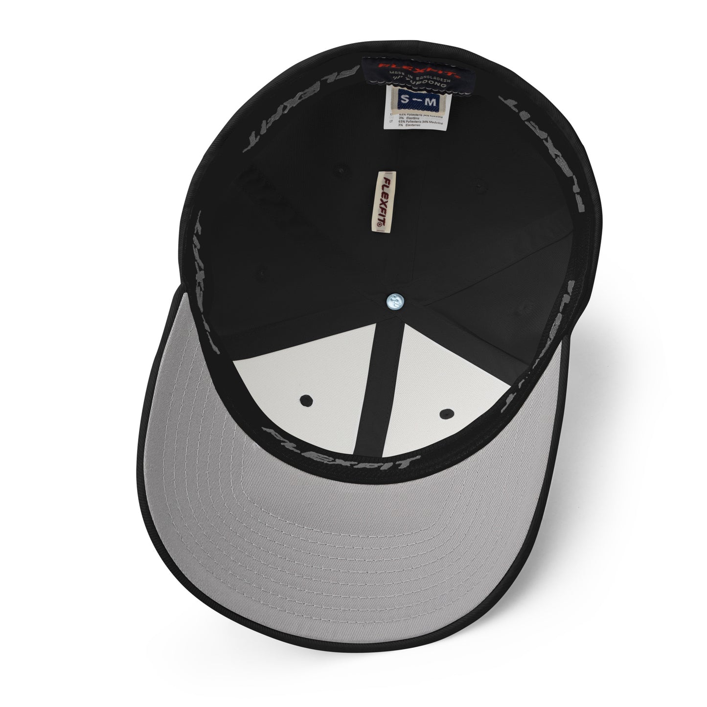 No Left Turn® Thin Red Line Embroidered Flexfit Cap