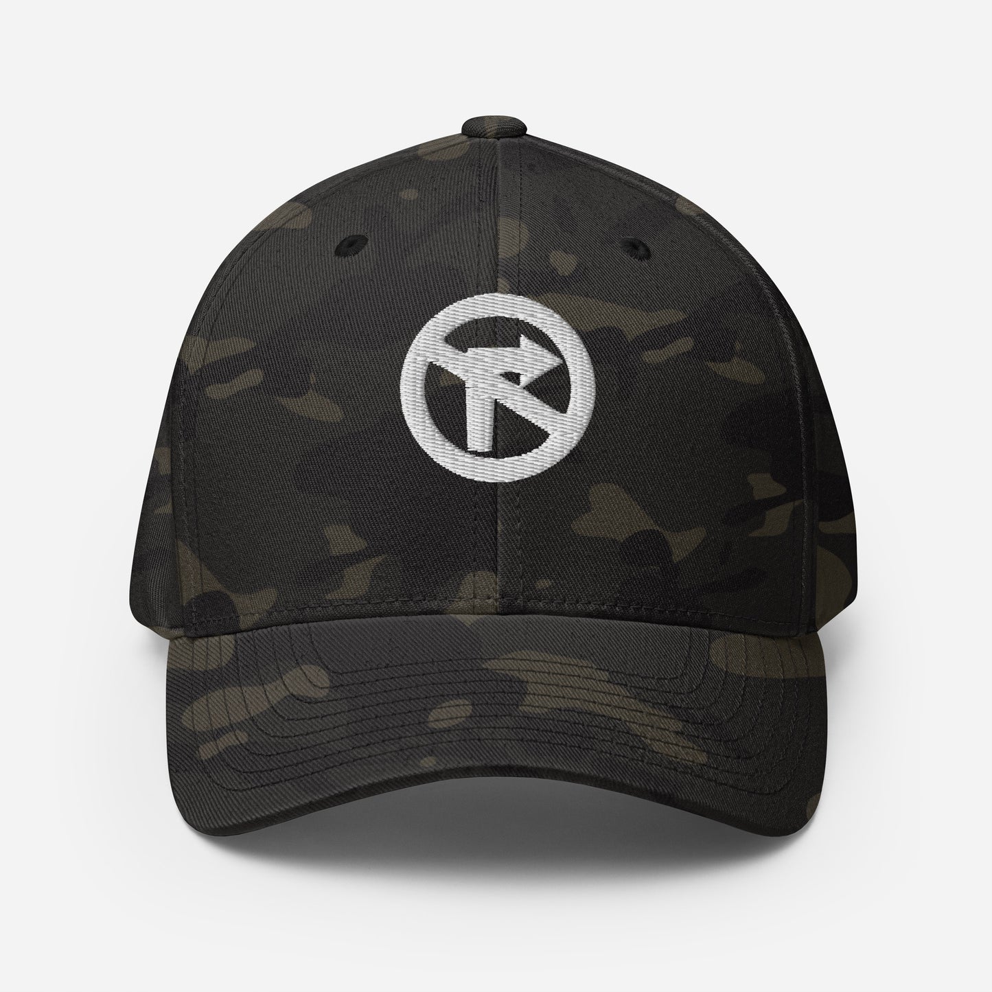 No Right Turn™ Embroidered Flexfit Cap (5 color options)