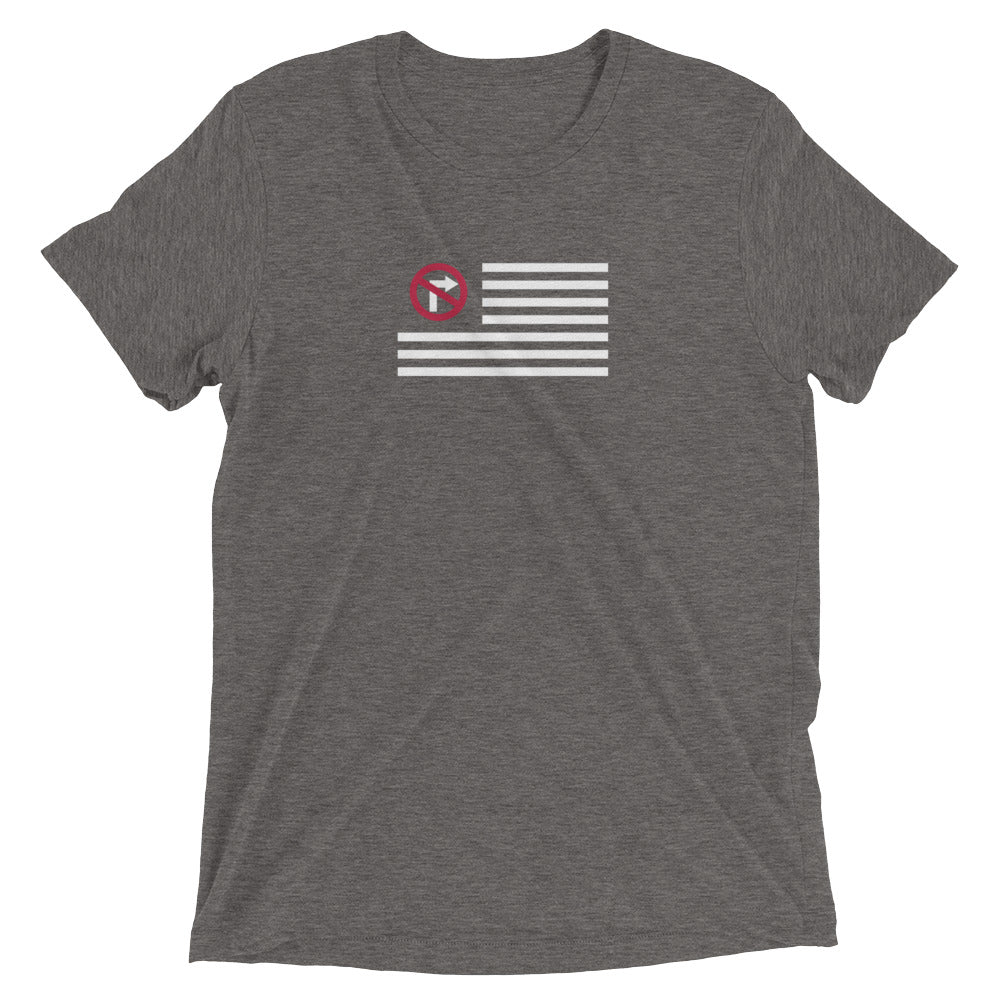 No Right Turn™ Unisex Short Sleeve T-Shirt (07)