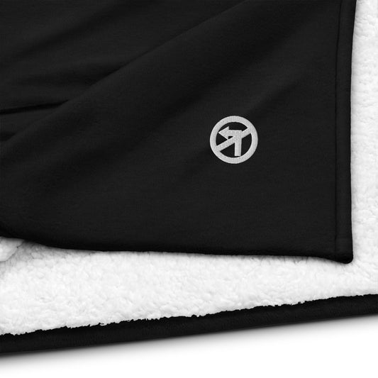 No Left Turn® Embroidered Premium Sherpa Blanket