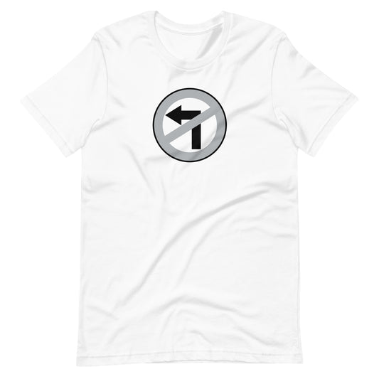 No Left Turn® Unisex Staple Short Sleeve T-Shirt (12)